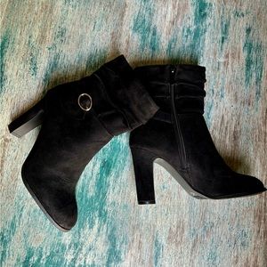 IMPO; Women’s Size 6 Black Booties, Heeled